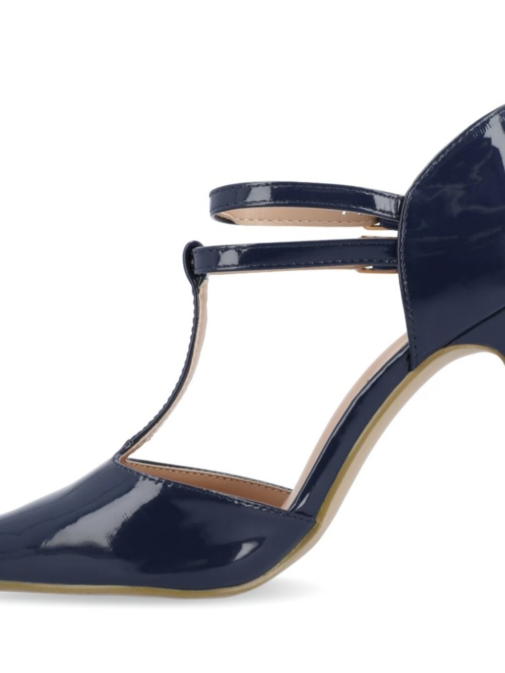 Journee Collection Womens Tru Pointed Toe High Stiletto Pumps Navy US8 NWB - Picture 2 of 9